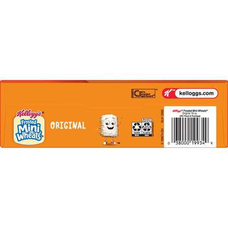 KELLOGGS Kellogg's Mini Wheats Bite Size Frosted Cereal 18 oz. Box, PK16 3800019933